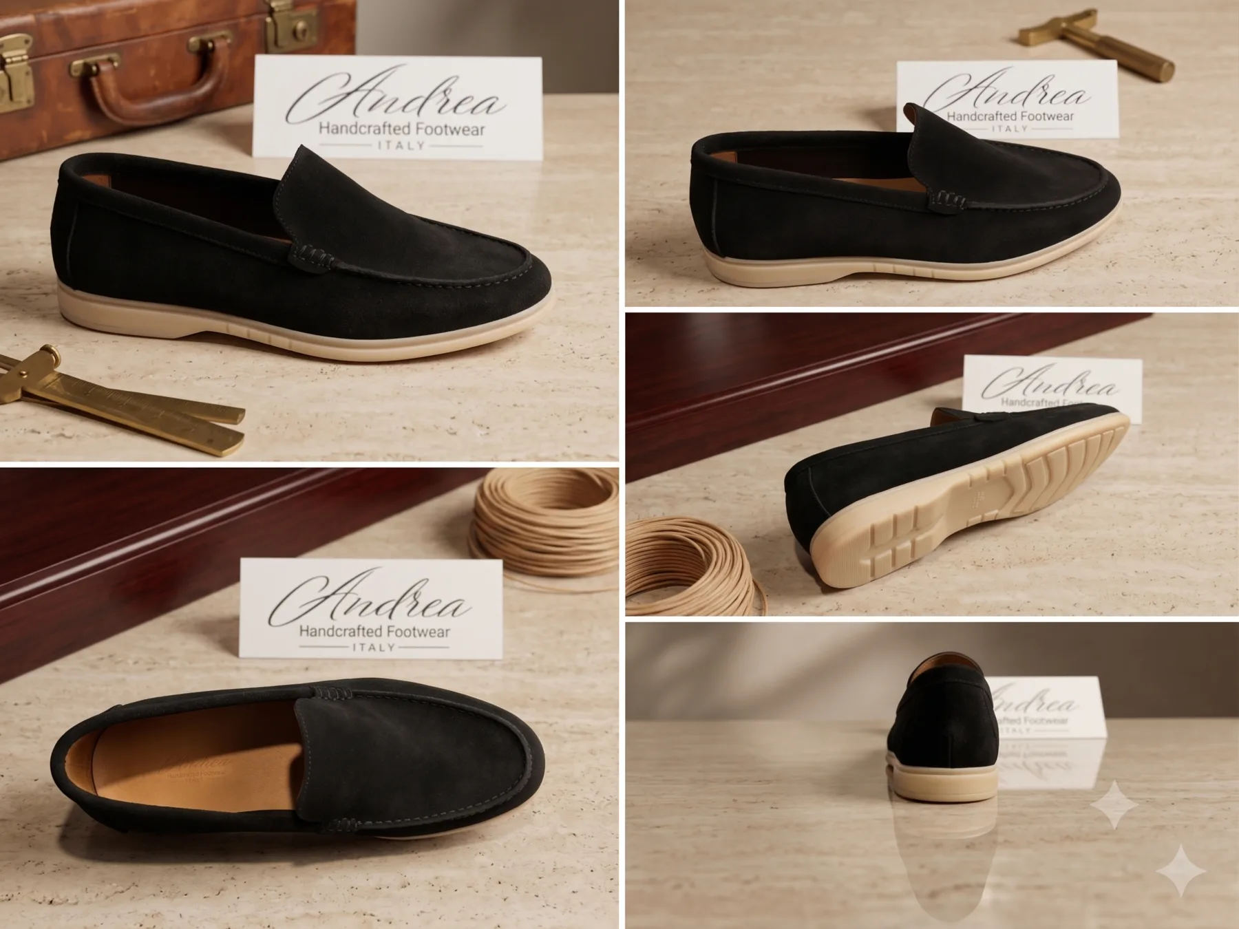 Andrea · Le mocassin — Noir