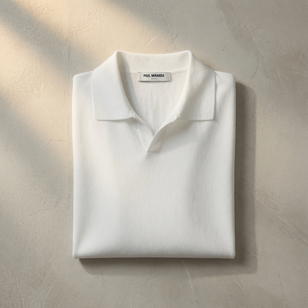 Paul Miranda · Polo en coton — Blanc