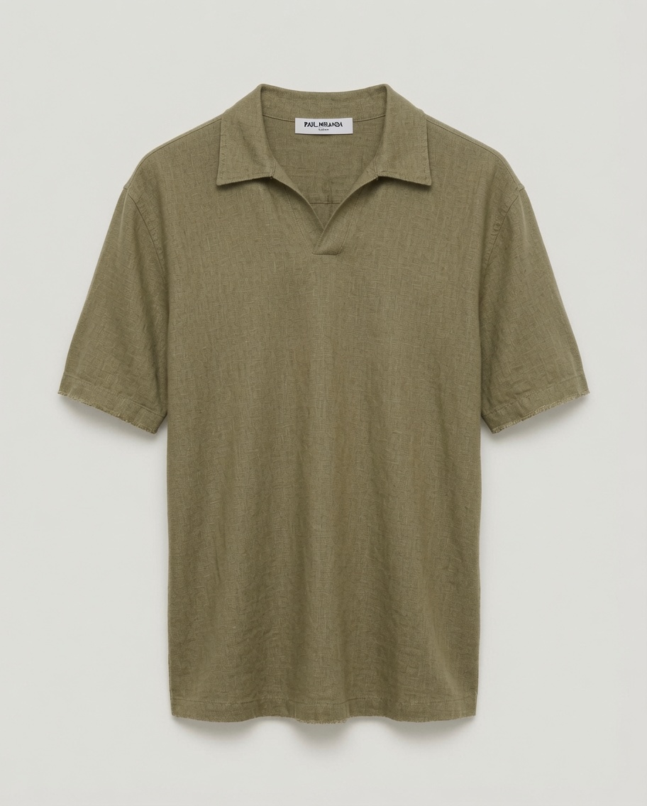 Paul Miranda · Polo en Lin Olive