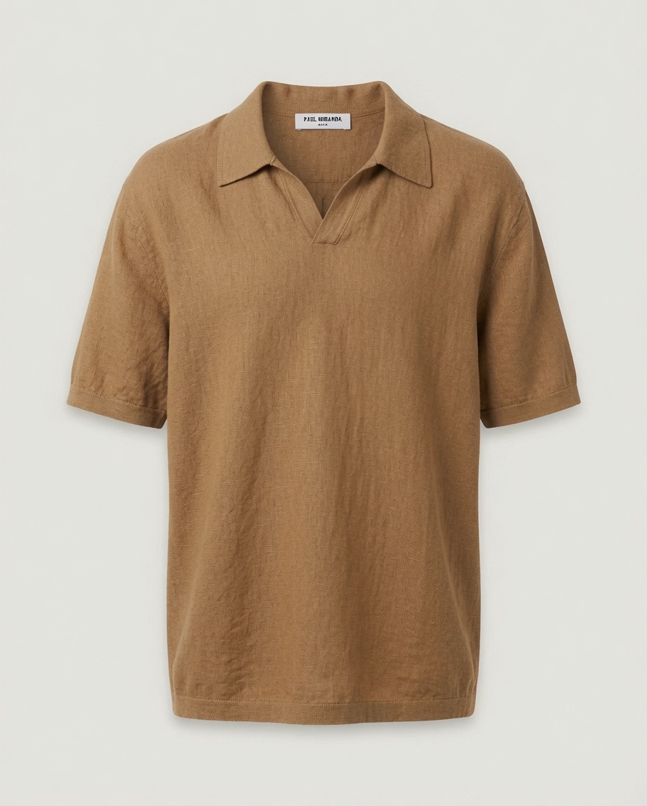 Paul Miranda · Polo en Lin Tabac