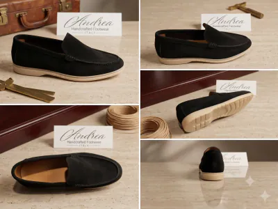 Andrea · Le mocassin — Noir